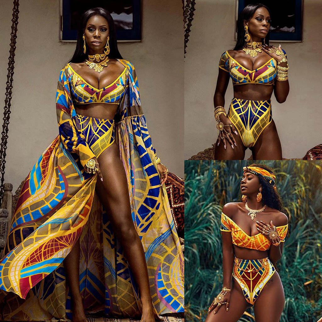 Sexy Brazilian Bikinis Sets Gypsy Woman Beachwear Bra Print Push-Up Pa –  Iyla-jenae